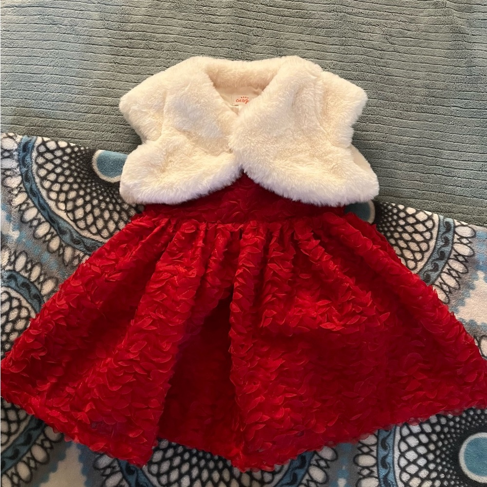 Baby girl red dress